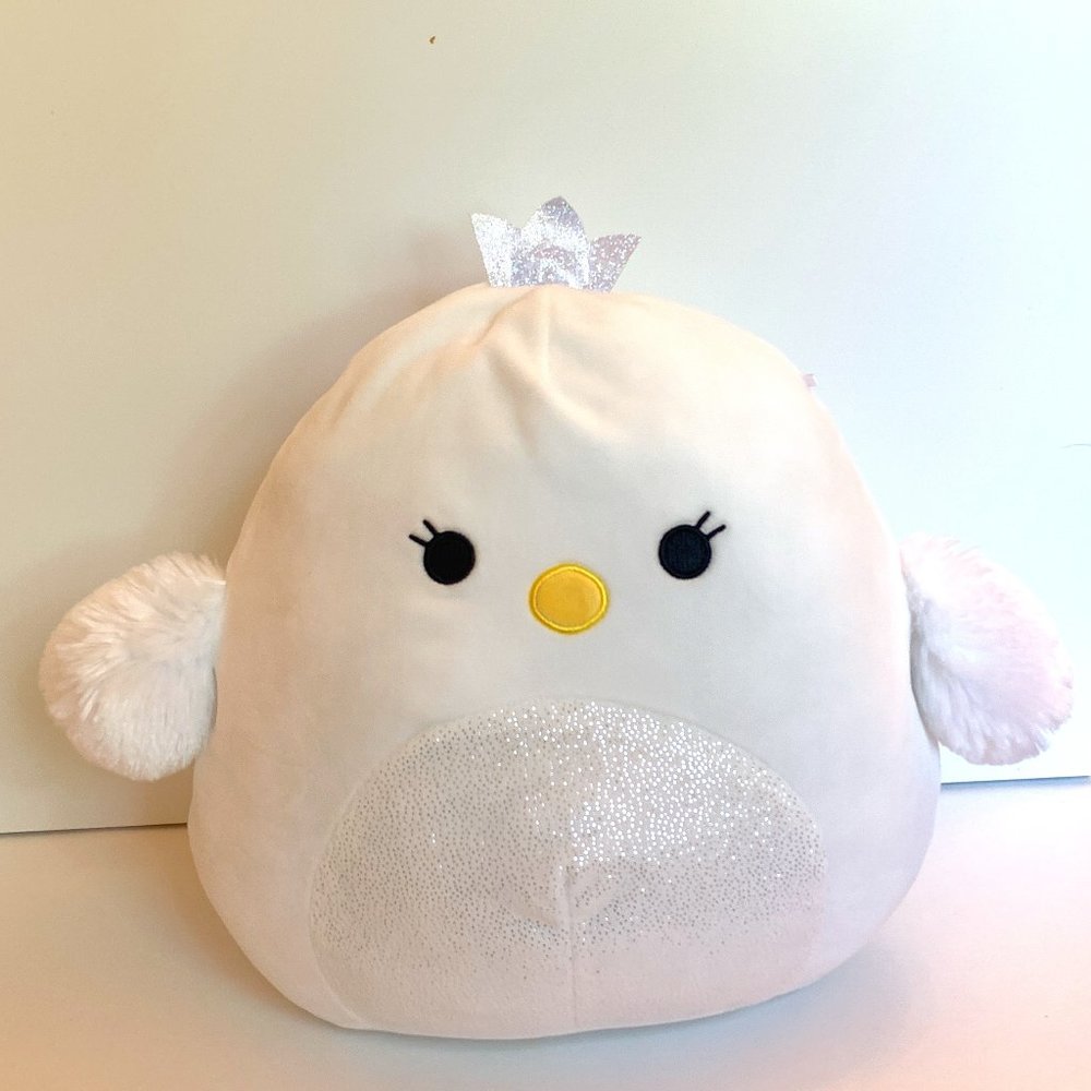 Alyssa White Swan Bird Squishmallow 12"
